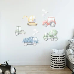 Sale Anleggsbiler klistremerker Barnestickers