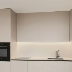 Clearance Beige supermatt kontaktplast Ensfarget | Kjøkken