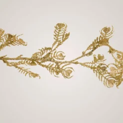 Clearance Blad lenker, gull/glitter Borddekking