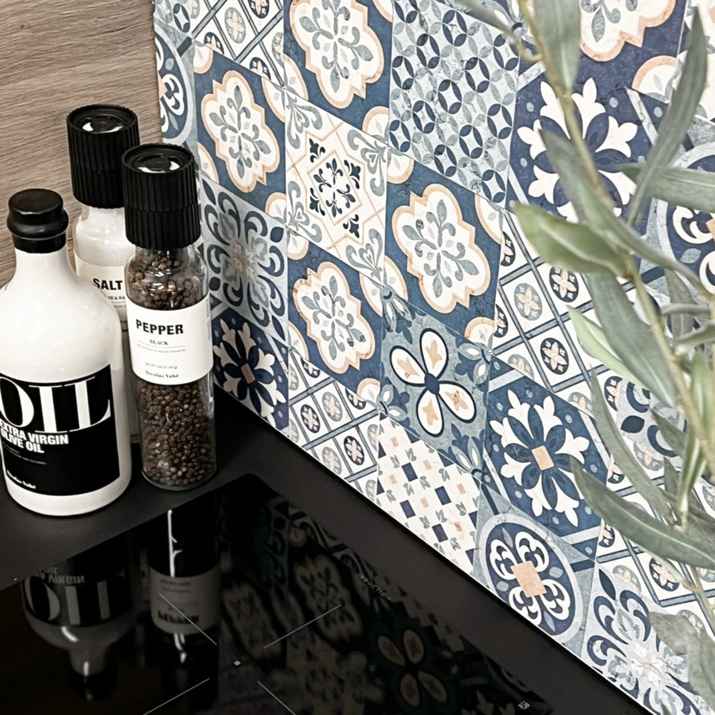 Fashion Cassablue tiles kontaktplast Vegg | Kjøkken