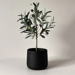 Clearance Cem potte, 17 cm sort Potter Og Vaser