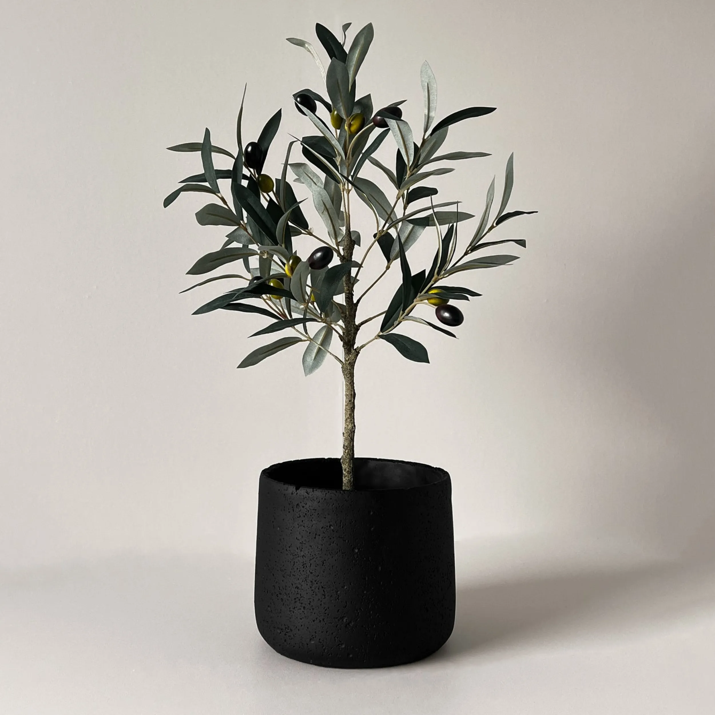 Clearance Cem potte, 17 cm sort Potter Og Vaser