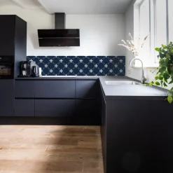 Online Classic Navy selvklebende backsplash Veggfliser | Gulvfliser