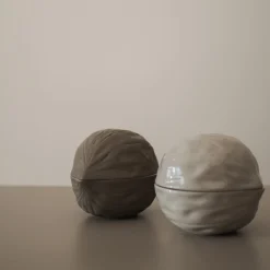 Clearance DBKD Walnut skål dust Pynt