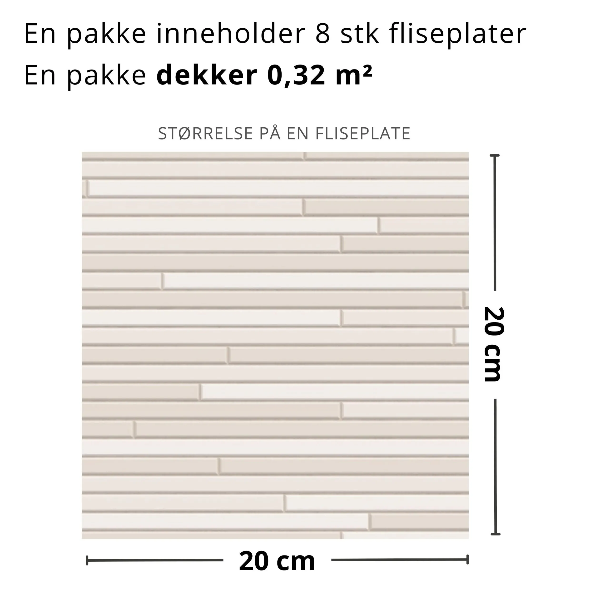 New Drammen selvklebende fliser Veggfliser | Gulvfliser