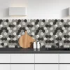 Outlet Espresso hexagon selvklebende fliser Veggfliser