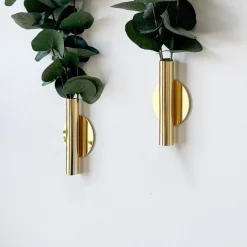 Online Eucalyptus& Manhattan veggvase, gull Potter Og Vaser | Kunstige Planter