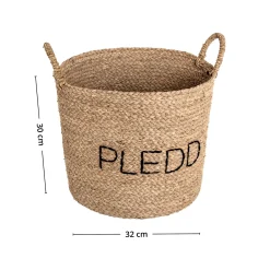 Outlet Flettet kurv, pledd All Organisering | Organisering
