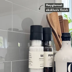 Clearance Hailey grå selvklebende veggfliser Veggfliser | Til Kjøkkenvegg