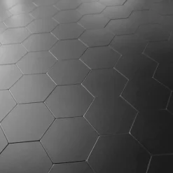 Best Hexagon sort matt selvklebende veggfliser Veggfliser | Til Kjøkkenvegg