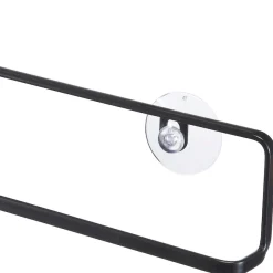 Best Håndkleholder med sugekopp sort Vaskerom | Baderom
