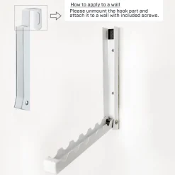 Discount Holder til kleshenger over dør sort Garderobe | Vaskerom