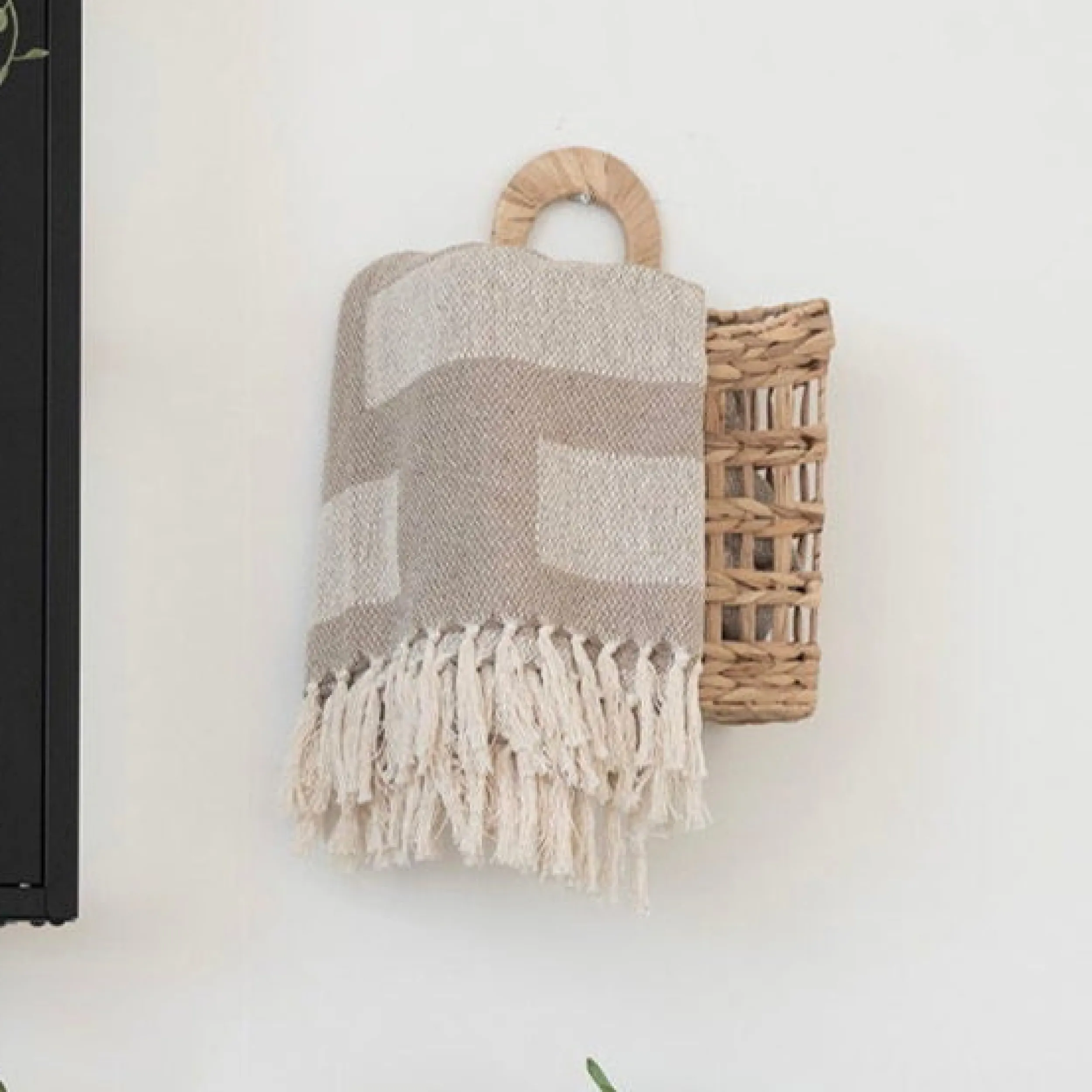Sale House Nordic Adana pledd gråbrun Pynt