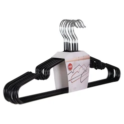 Discount House Nordic Massa kleshenger, sort sett 10 stk Garderobe | All Organisering
