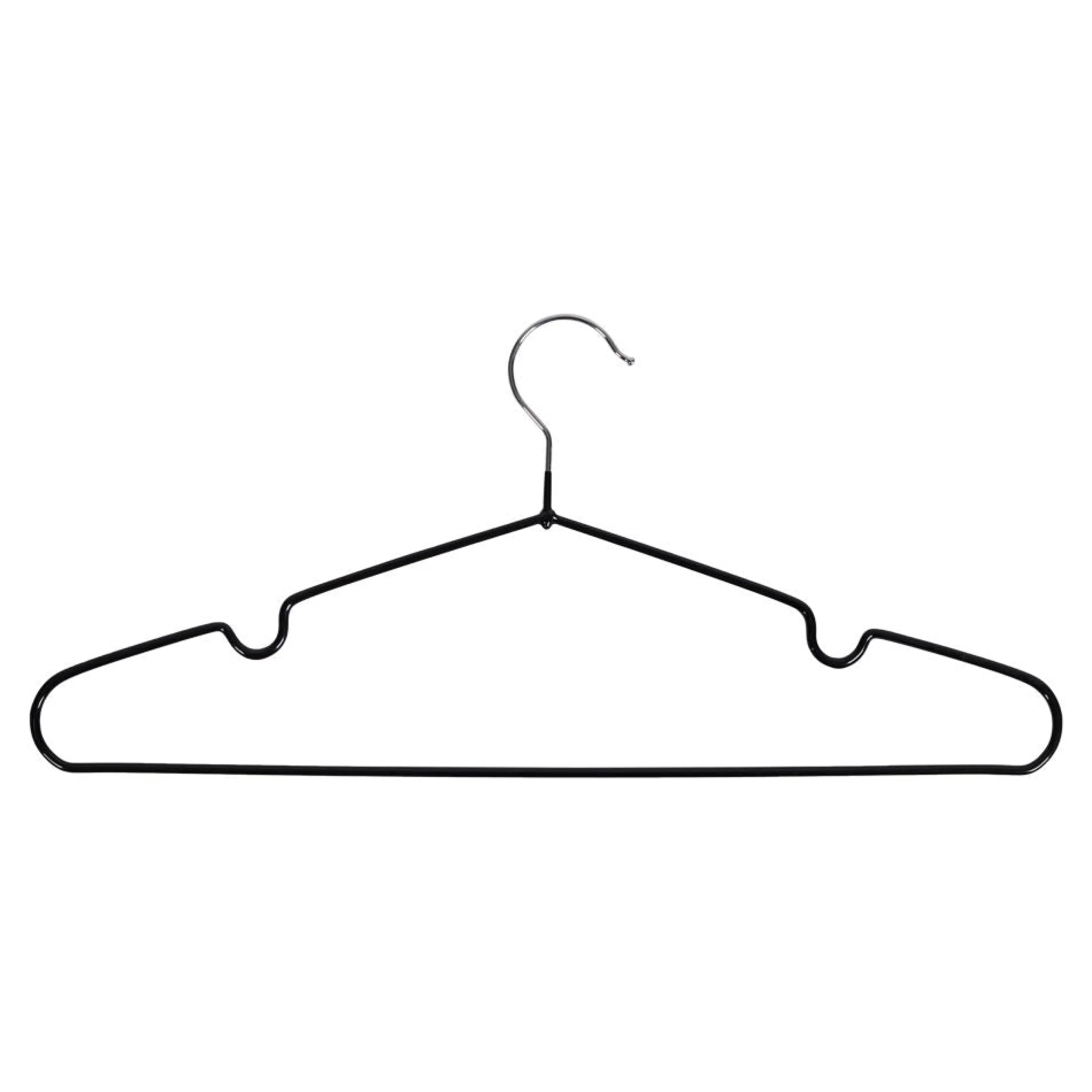 Discount House Nordic Massa kleshenger, sort sett 10 stk Garderobe | All Organisering