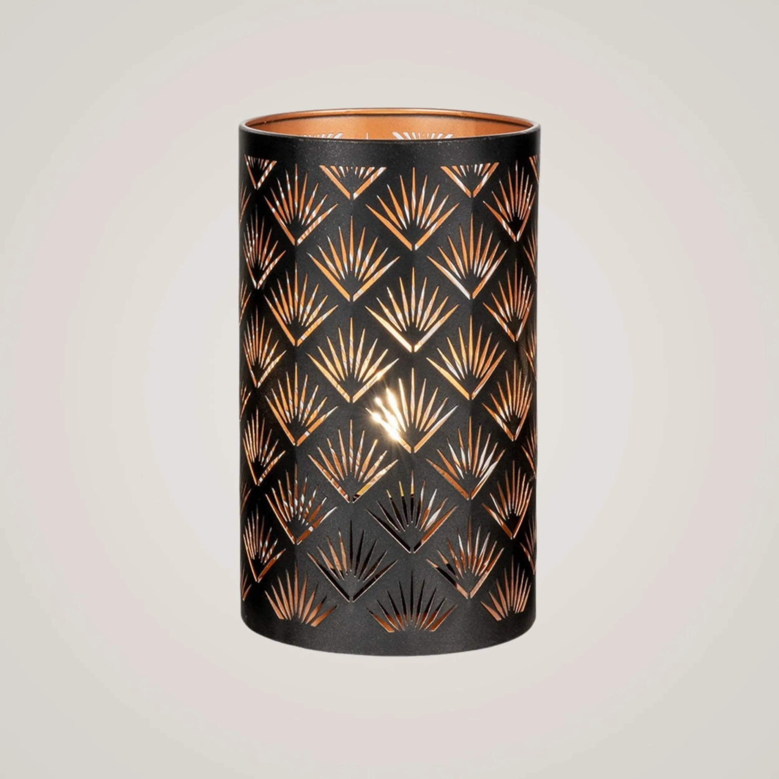 Outlet House Nordic Nata LED lyslykt palme Lysestaker Og Lykter