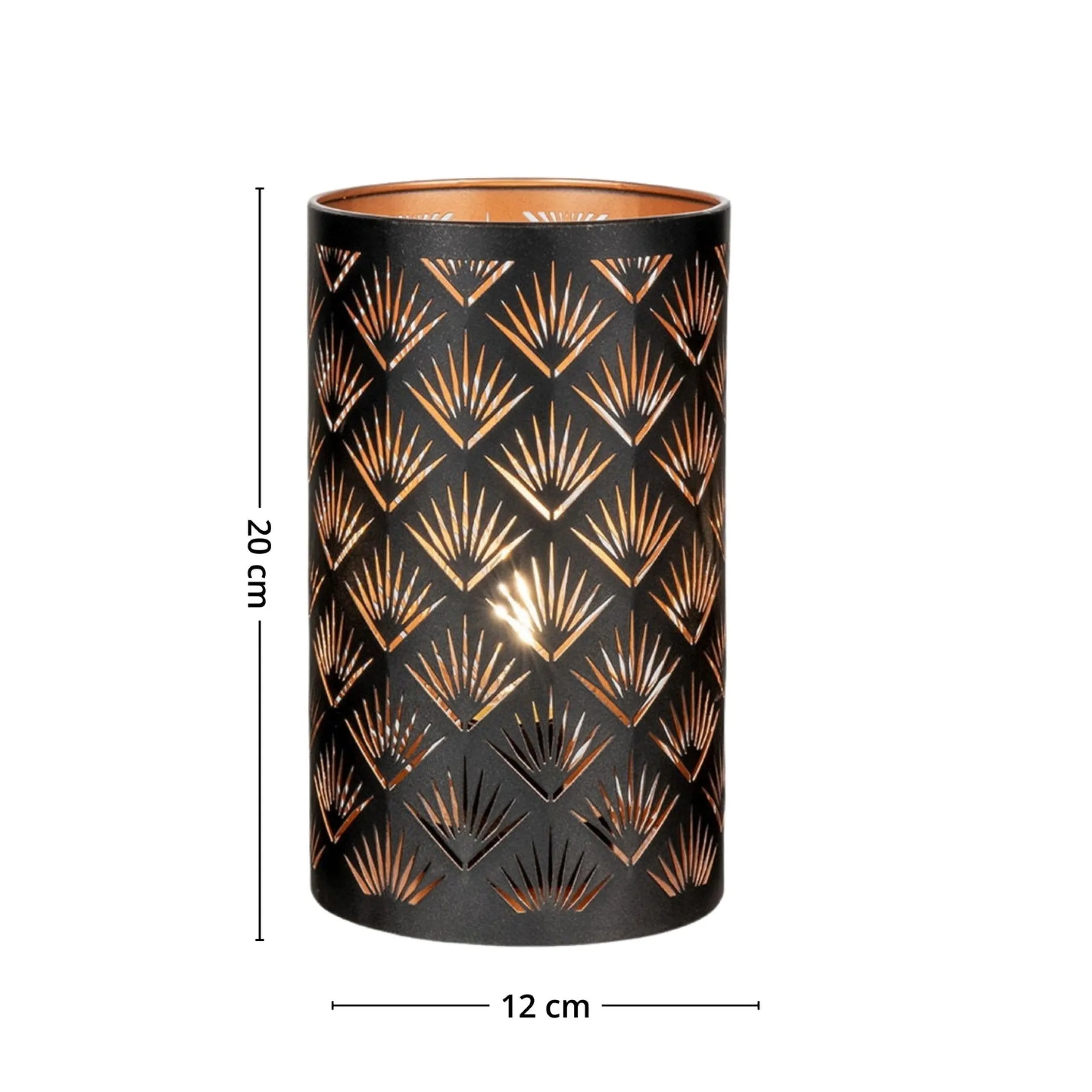 Outlet House Nordic Nata LED lyslykt palme Lysestaker Og Lykter