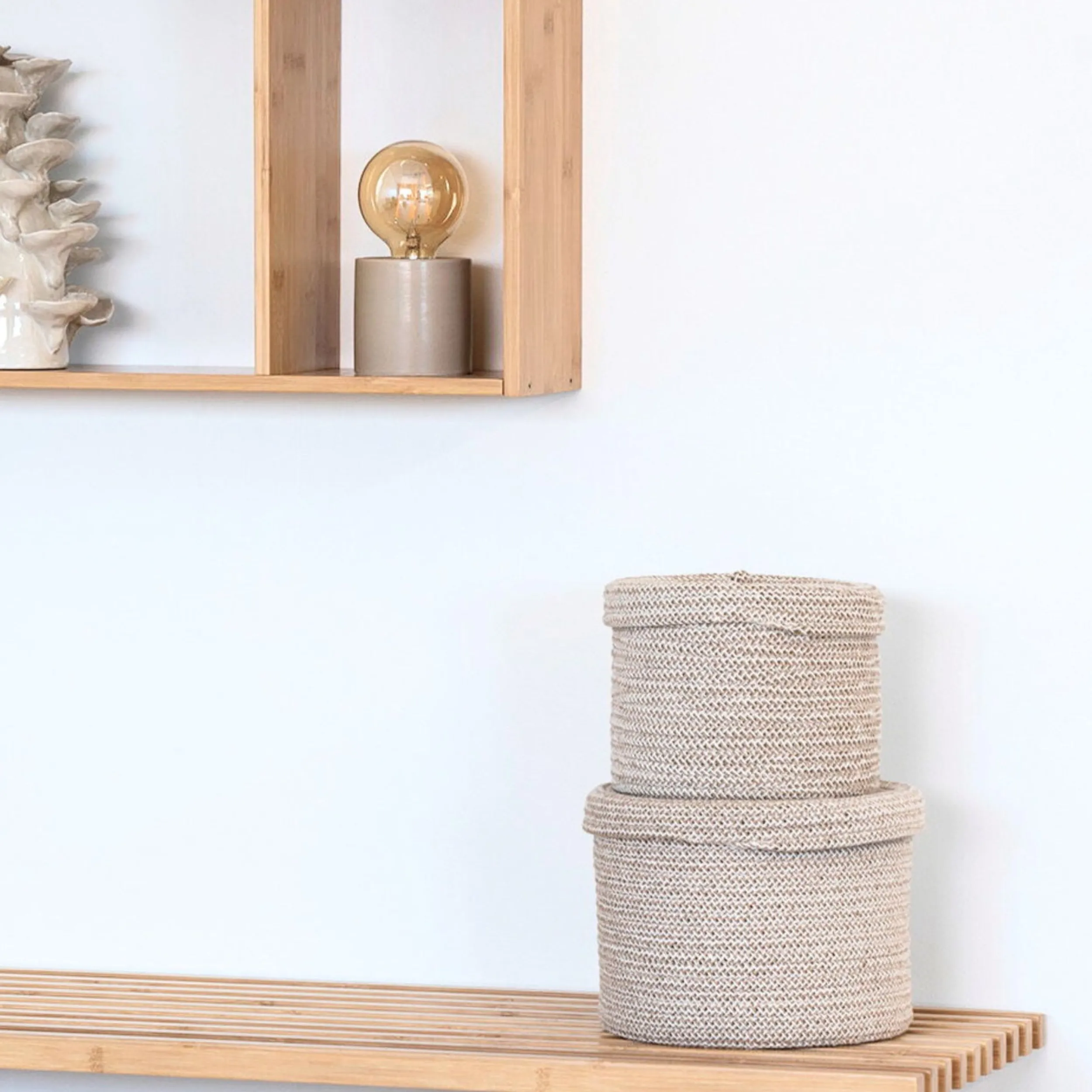 Discount House Nordic Sebal oppbevaringskurv sett Garderobe | Baderom
