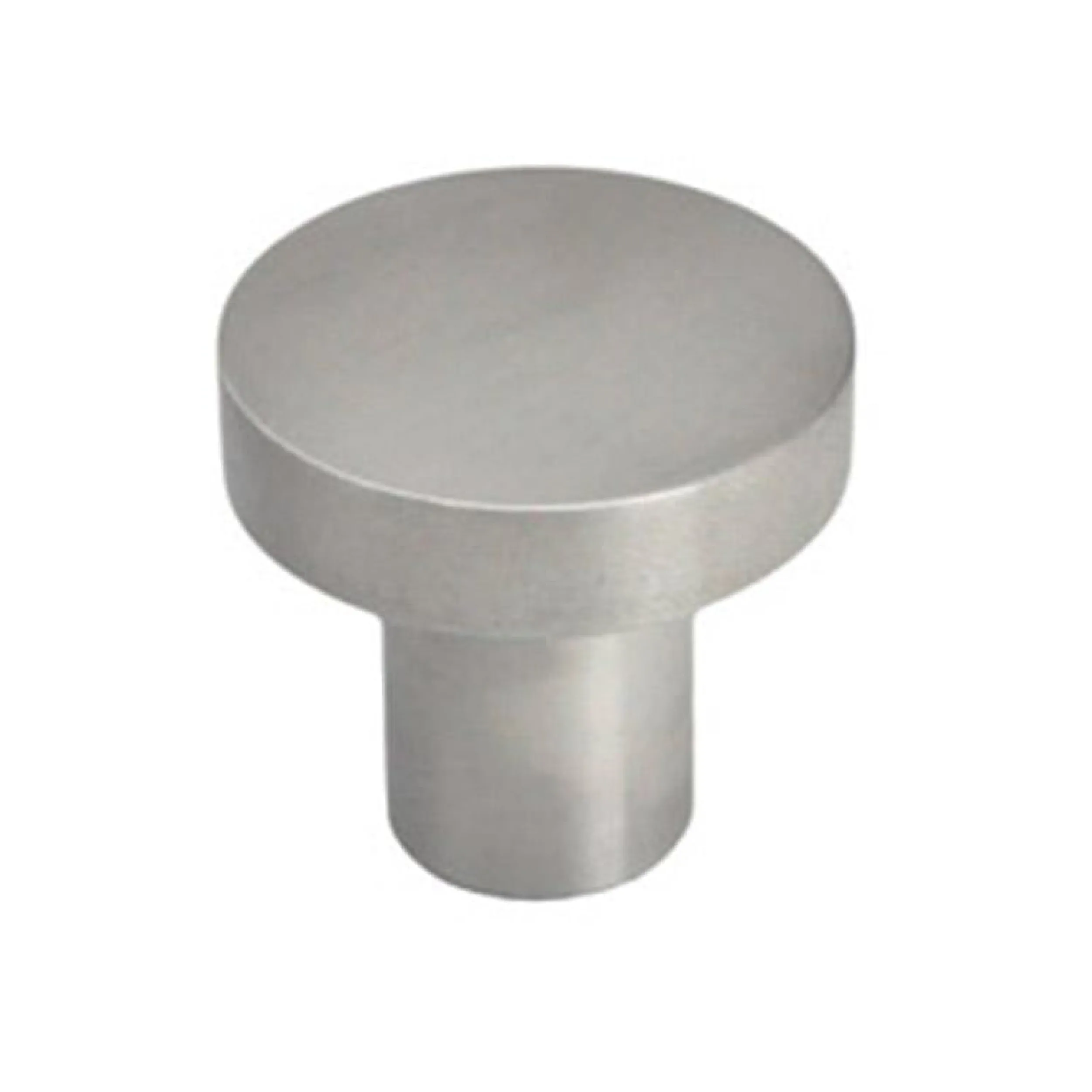 New Knott beslag, børstet stål 25 mm Håndtak