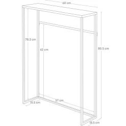 Clearance Konsollbord sort Gang | All Organisering