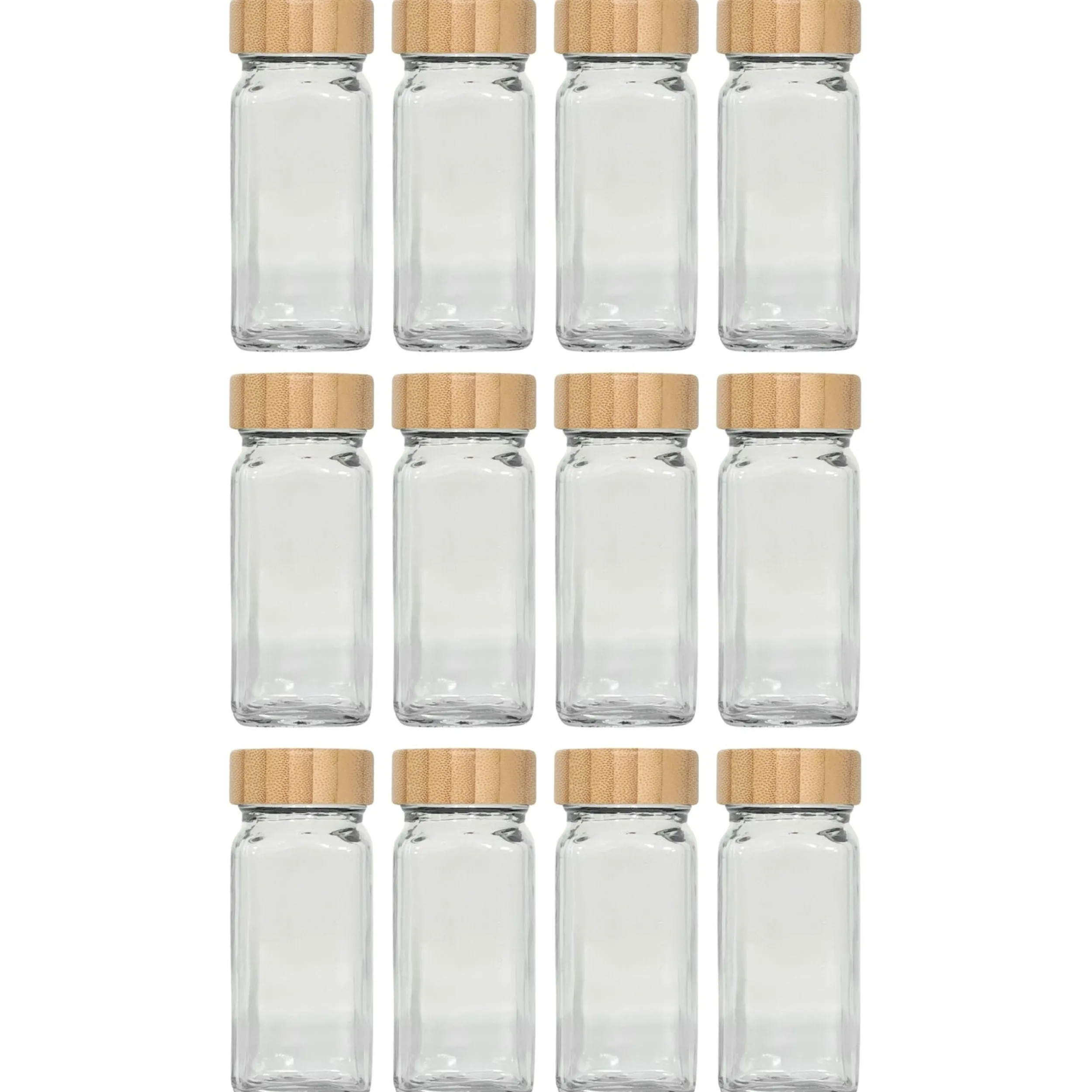 Best Krydderglass, firkantet 12-pk Krydder | Kjøkken