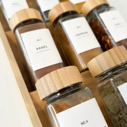 Best Krydderglass, firkantet 12-pk Krydder | Kjøkken