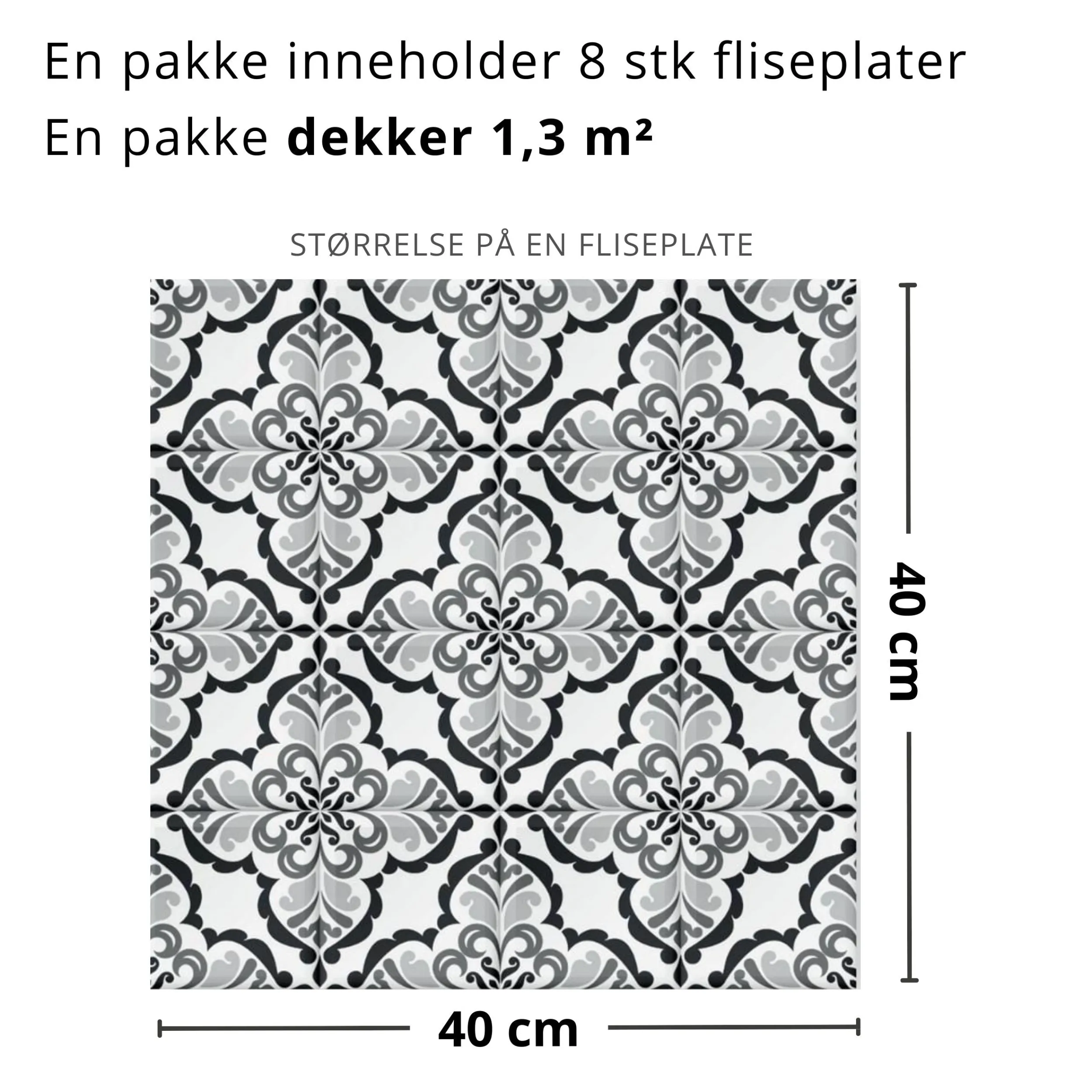 New Lisbonne selvklebende fliser Veggfliser | Gulvfliser