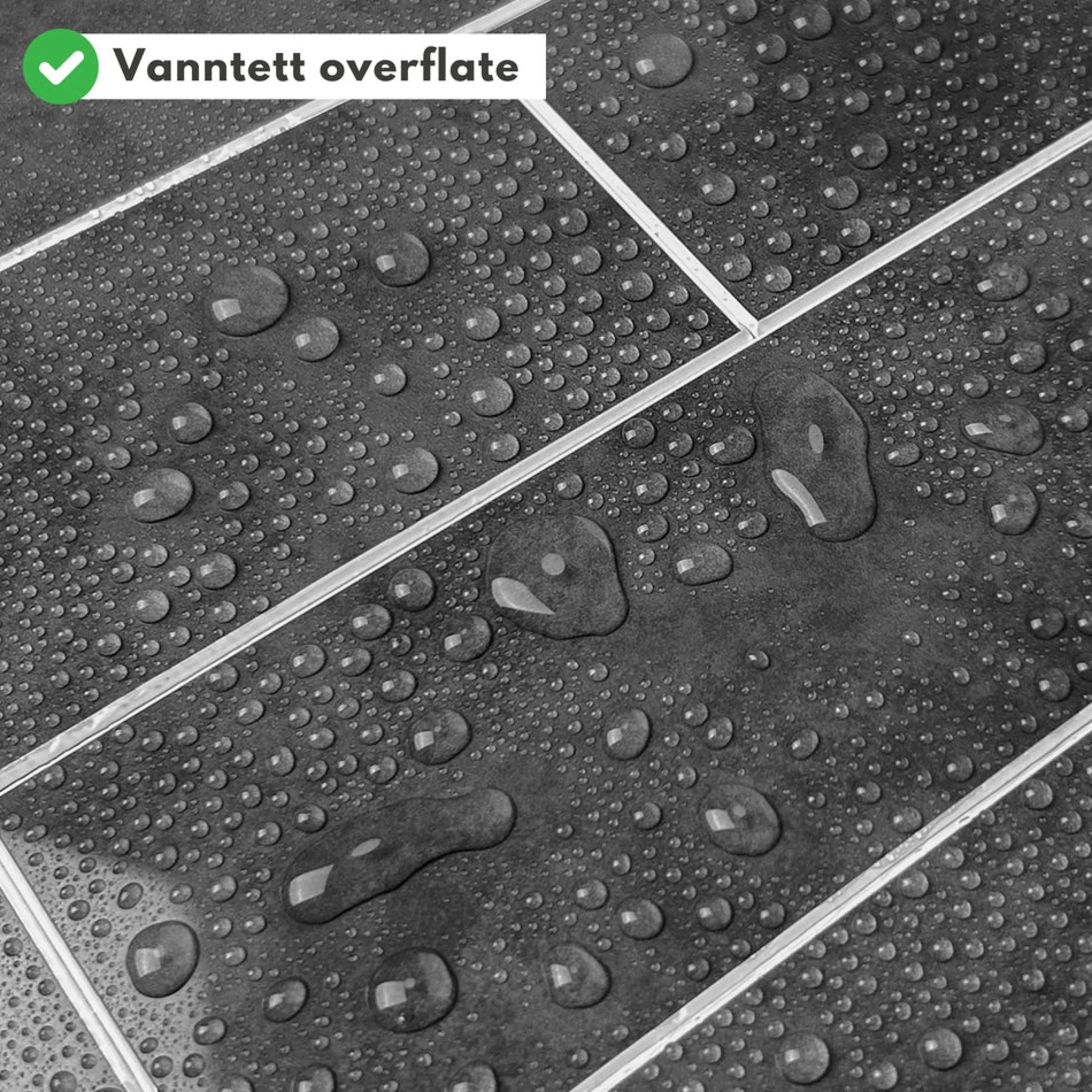 Best Louise gloss antrasitt selvklebende veggfliser Veggfliser | Til Kjøkkenvegg