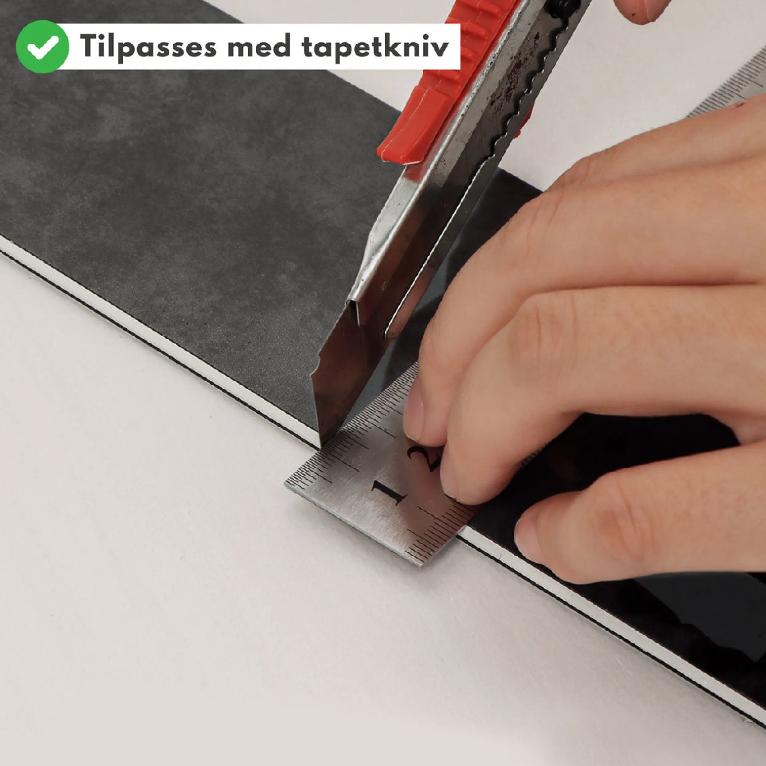 Best Louise gloss antrasitt selvklebende veggfliser Veggfliser | Til Kjøkkenvegg