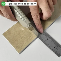 Clearance Louise gloss beige selvklebende veggfliser Veggfliser | Til Kjøkkenvegg