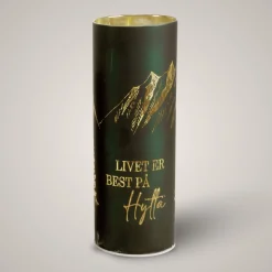 Discount Lyslykt LED "Hytta Lysestaker Og Lykter