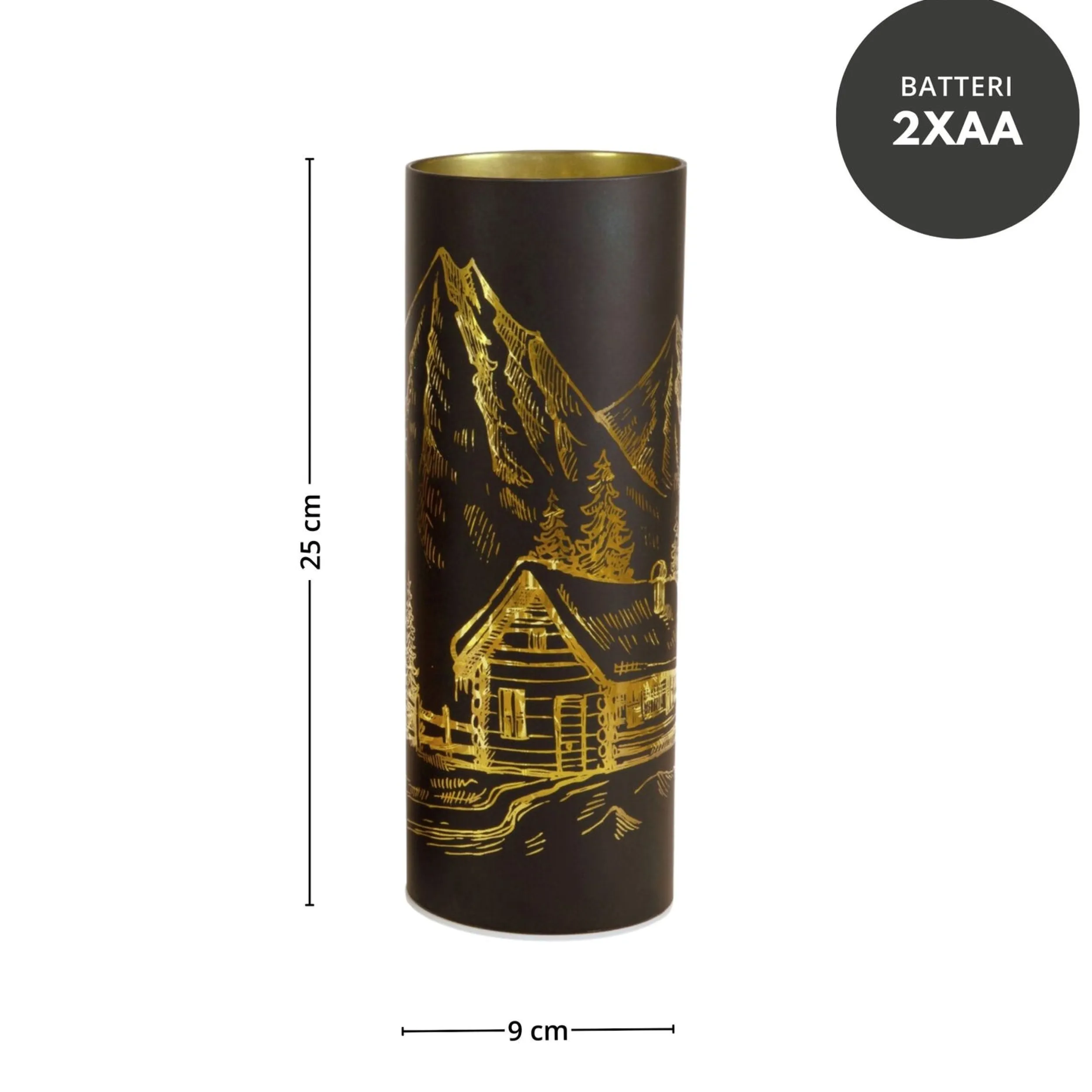 Outlet Lyslykt LED "Hytta Lysestaker Og Lykter