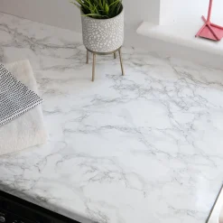 Fashion Marmor hvit/grå kontaktplast Marmor | Bord