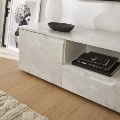 New Marmor romeo hvit matt kontaktplast Marmor | Bord