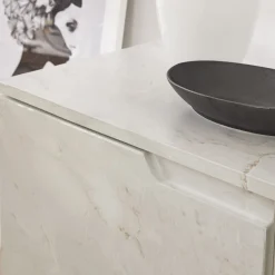 New Marmor romeo hvit matt kontaktplast Marmor | Bord