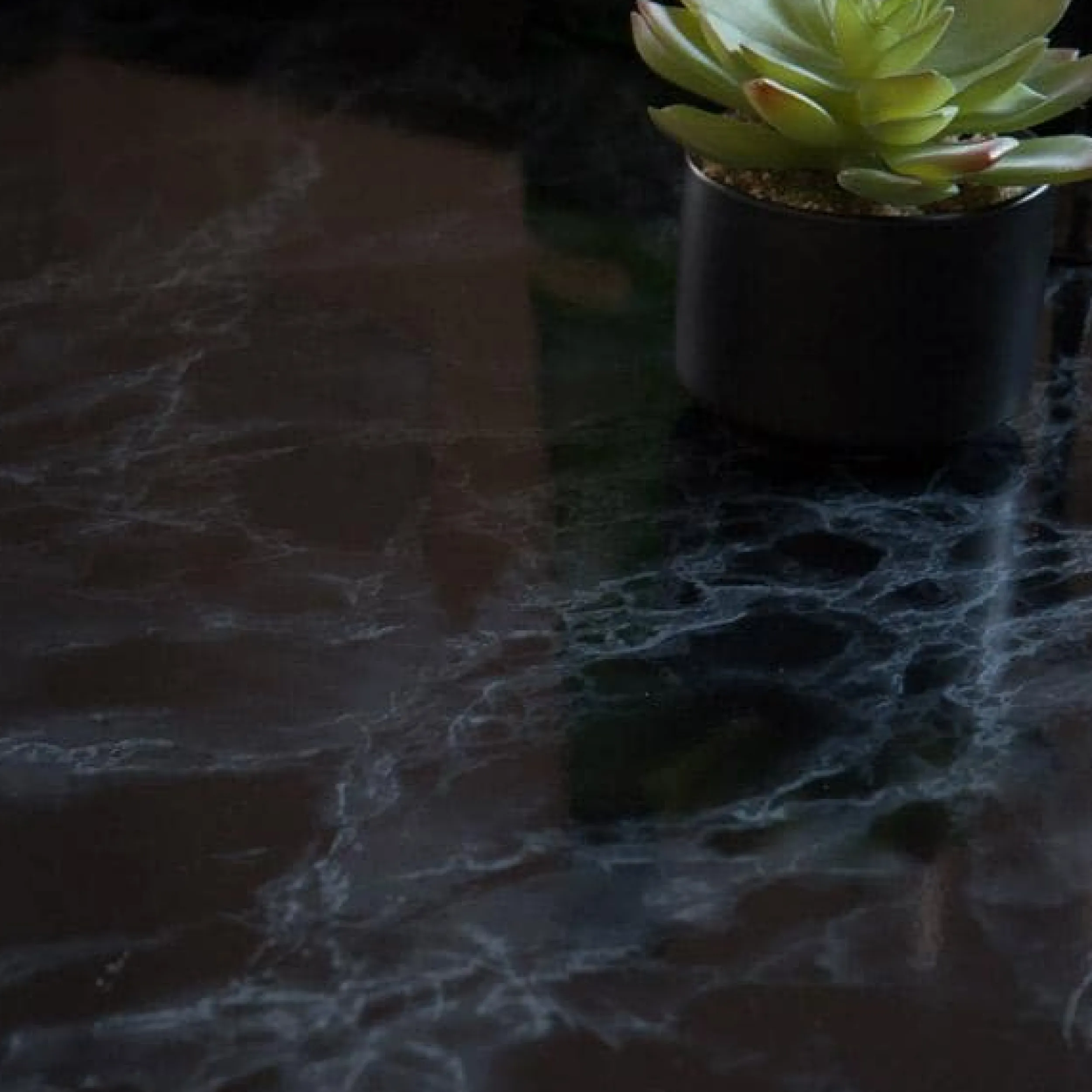 Fashion Marmor sort/blå kontaktplast Marmor | Bord