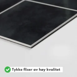 Best Melina antrasitt selvklebende veggfliser Veggfliser | Til Kjøkkenvegg