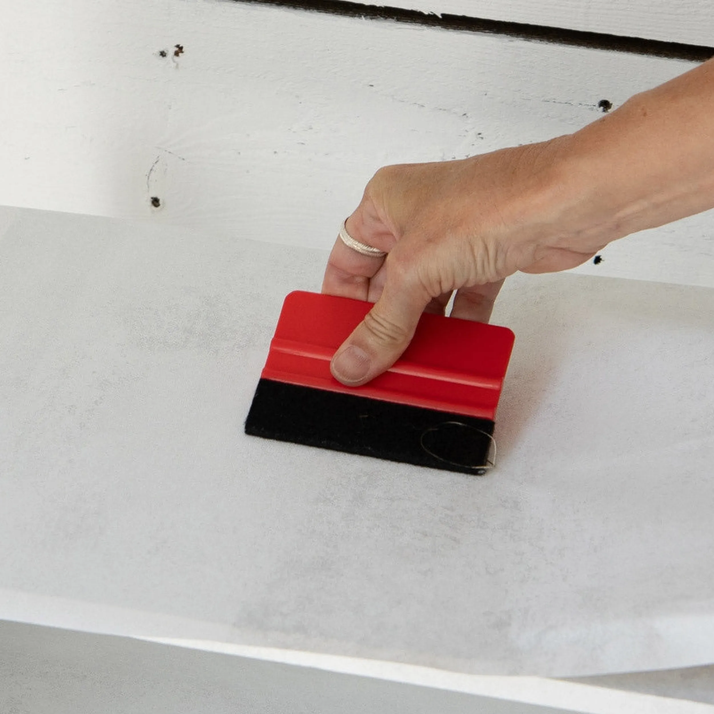 Hot Mikrosement hvit kontaktplast Betong Og Stein | Bord