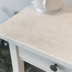 Hot Mikrosement hvit kontaktplast Betong Og Stein | Bord