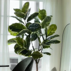 Discount Mr. Plant Fikus Elastica 190 cm Kunstige Planter