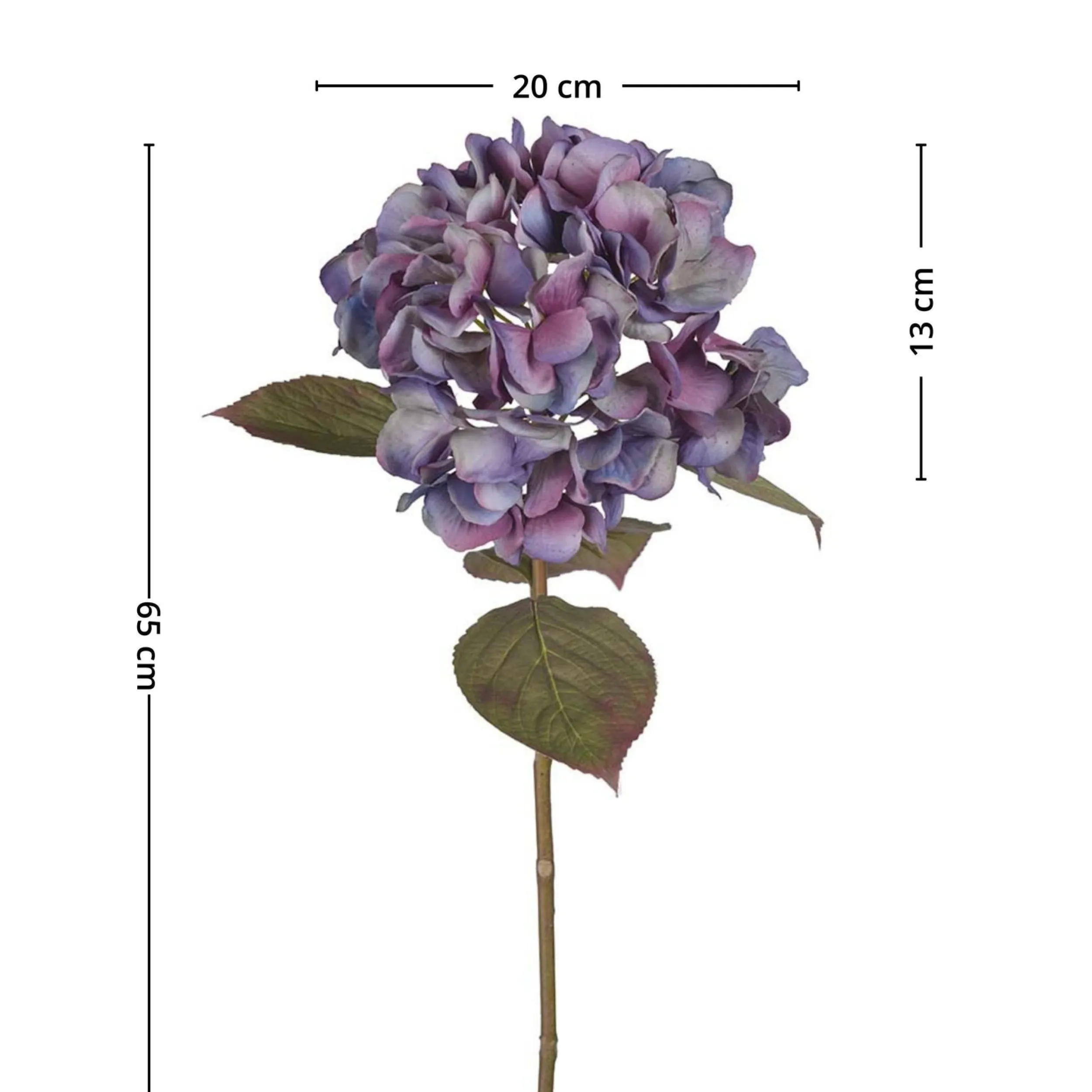 Sale Mr. Plant Hortensia blå/lilla, 65 cm Kunstige Planter
