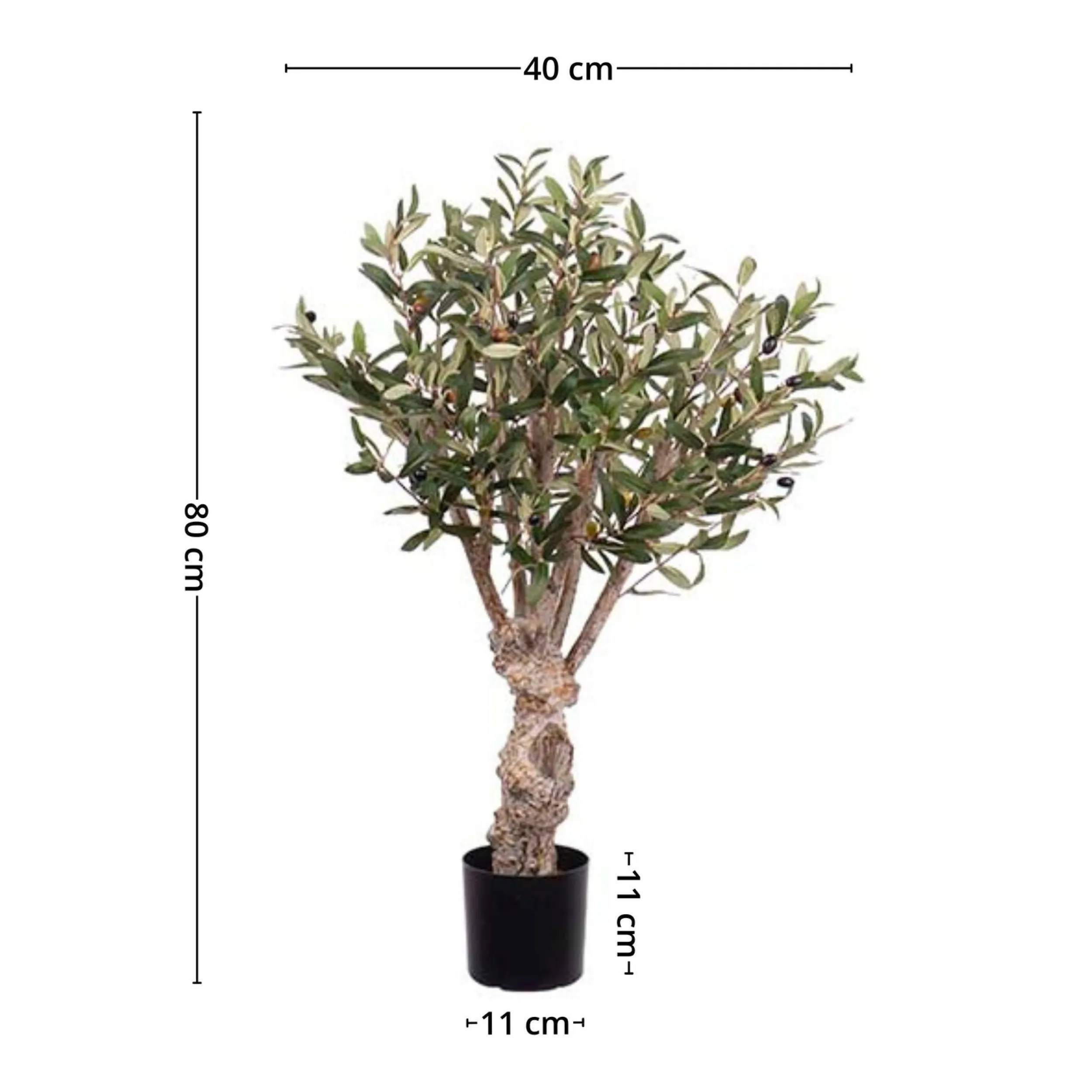 New Mr. Plant Oliventre 80 cm Kunstige Planter