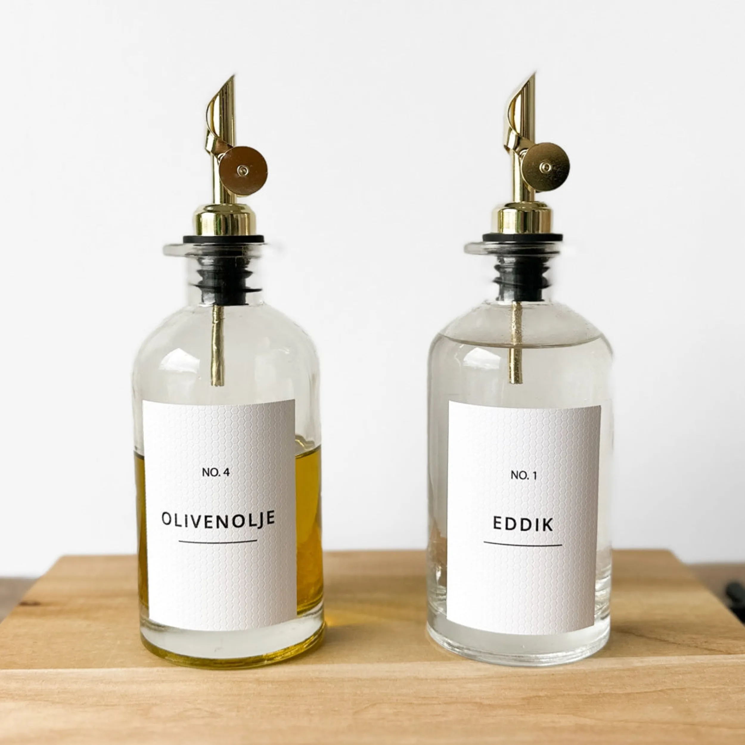 Outlet Oljeflaske, transparent 2-pk Krydder | Kjøkken