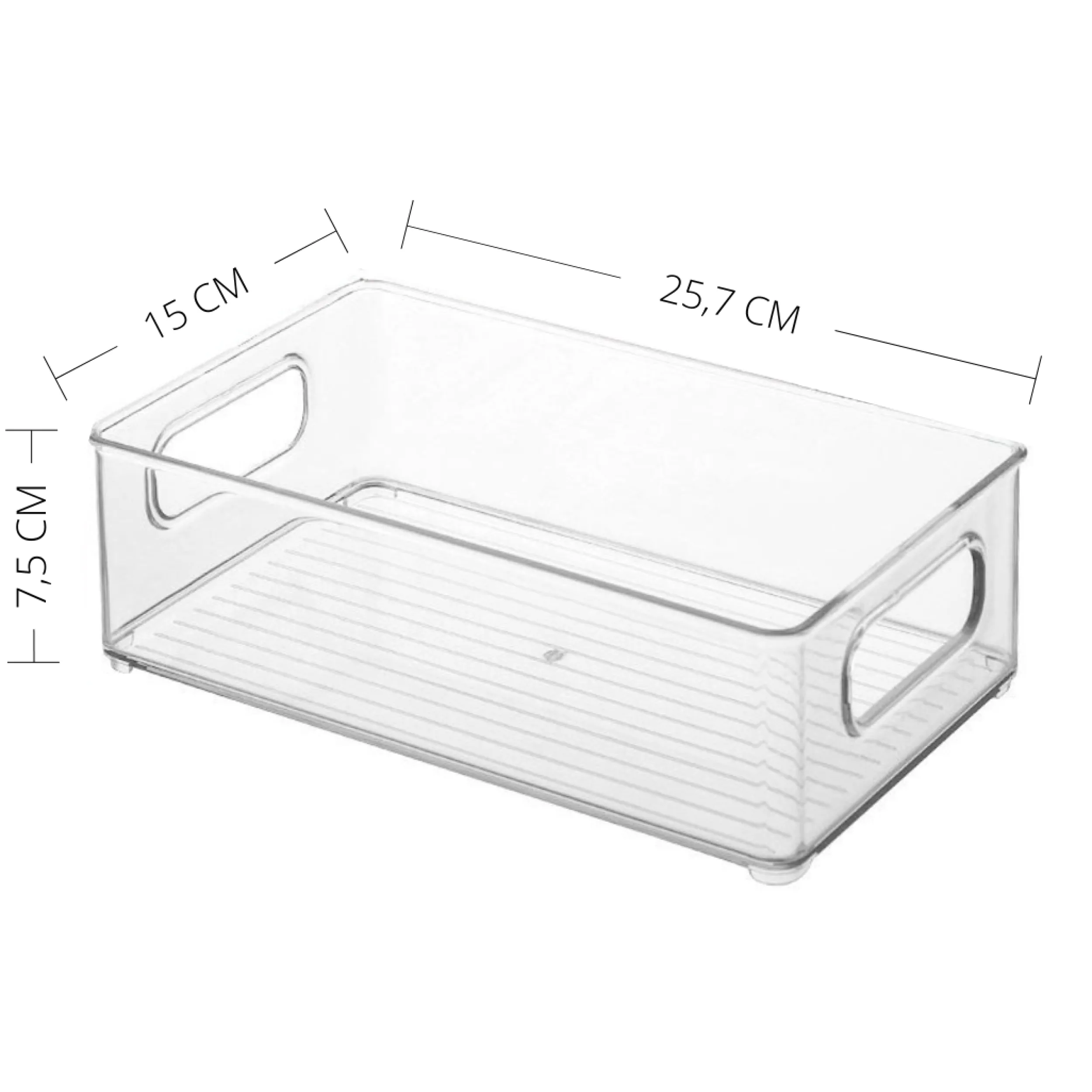 Best Oppbevaringsboks transparent, medium Vaskerom | Baderom