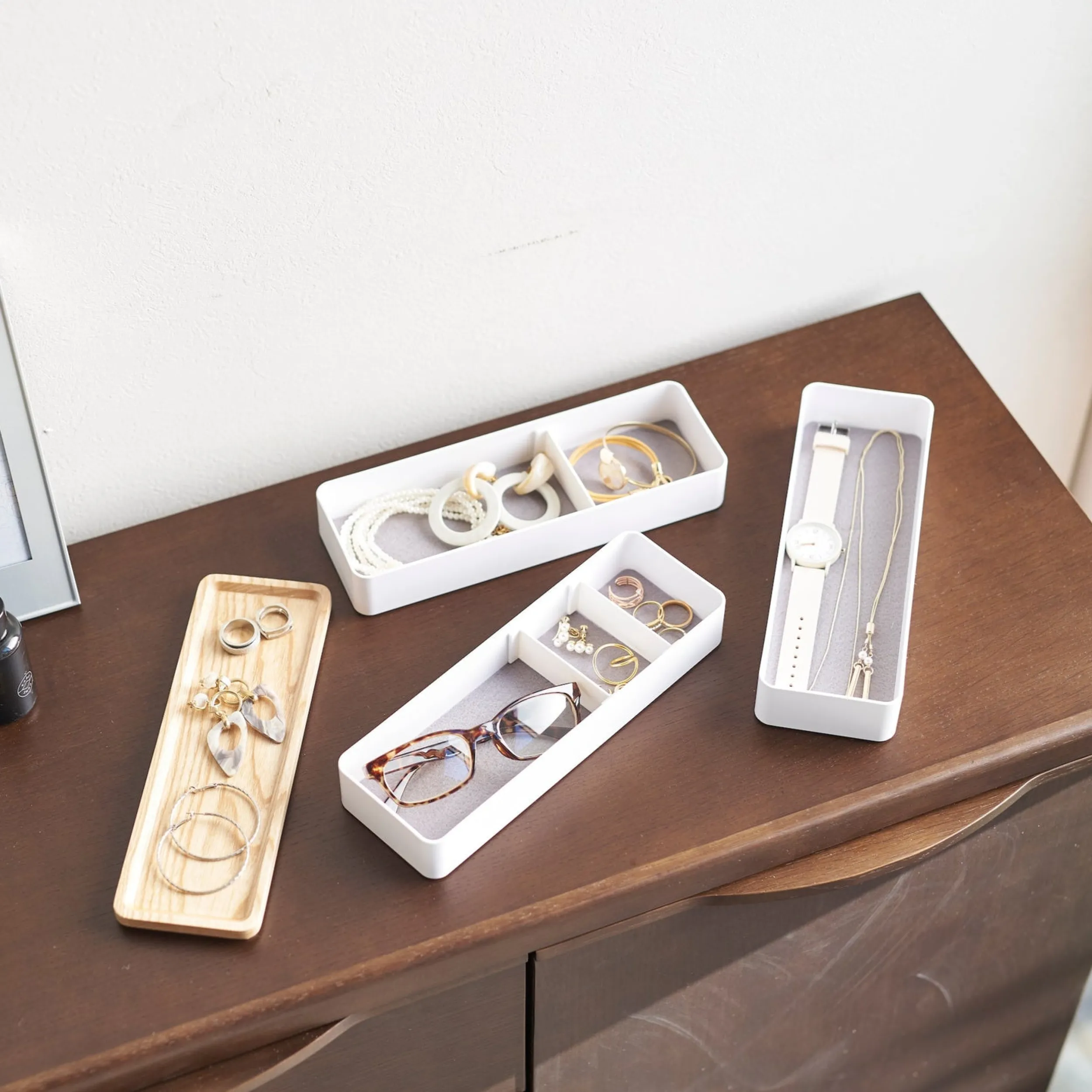 Clearance Oppbevaringsbokser med lokk hvit Garderobe | Gang