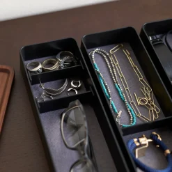 Discount Oppbevaringsbokser med lokk sort Garderobe | Gang