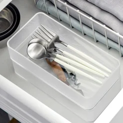 Discount Oppbevaringsbokser medium sett 2 stk Baderom | Kjøkken