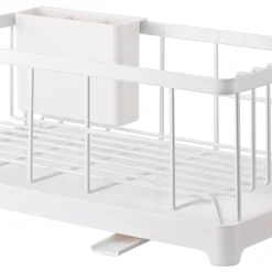 Discount Oppvaskstativ med drypprenne hvit Kjøkken | All Organisering