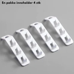 Sale 4-pk ekstra kroker til kleshenger Garderobe | All Organisering