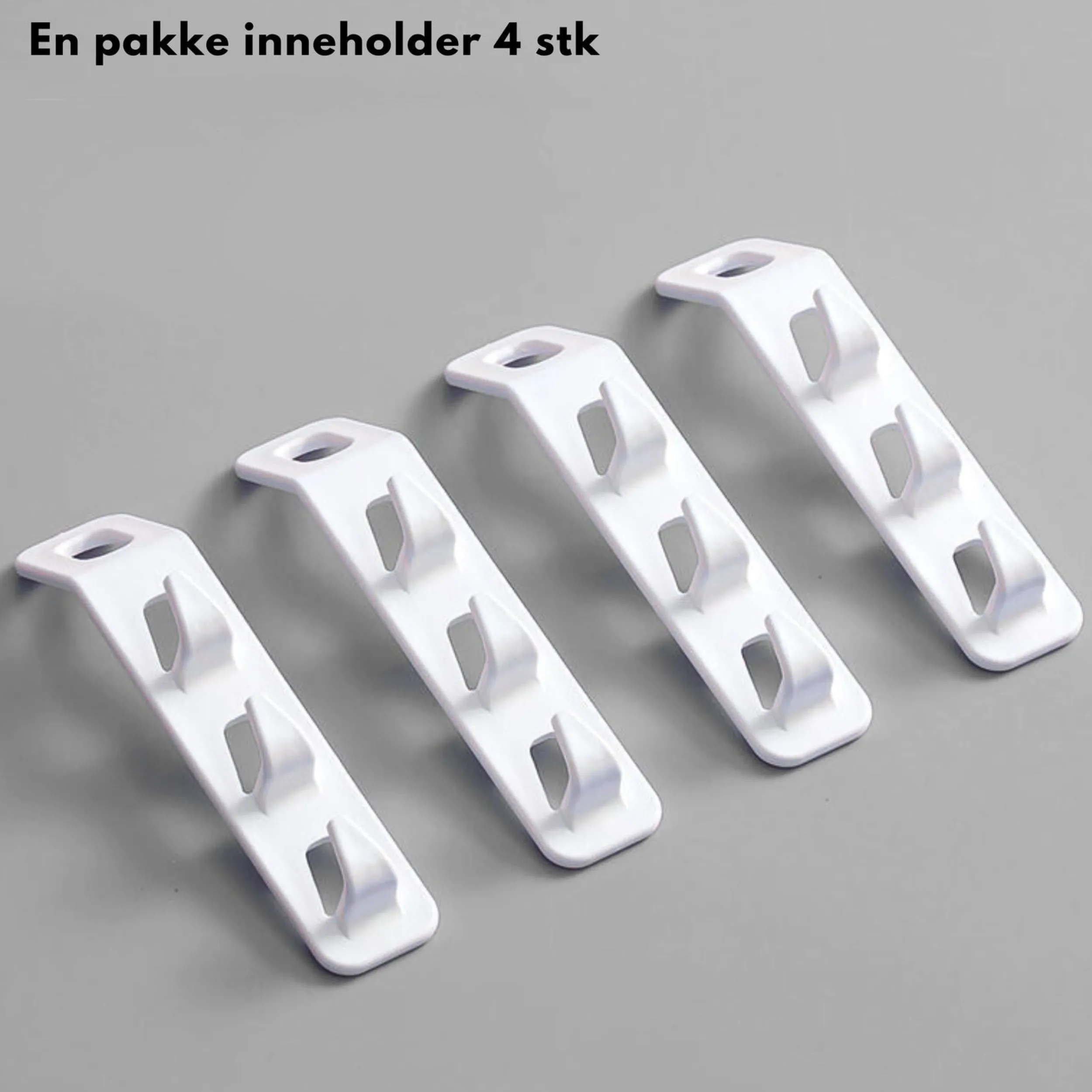 Sale 4-pk ekstra kroker til kleshenger Garderobe | All Organisering